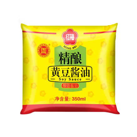 红梅黄豆酱油（袋装）